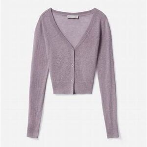 Everlane The Featherweight Alpaca Cardigan Sweater